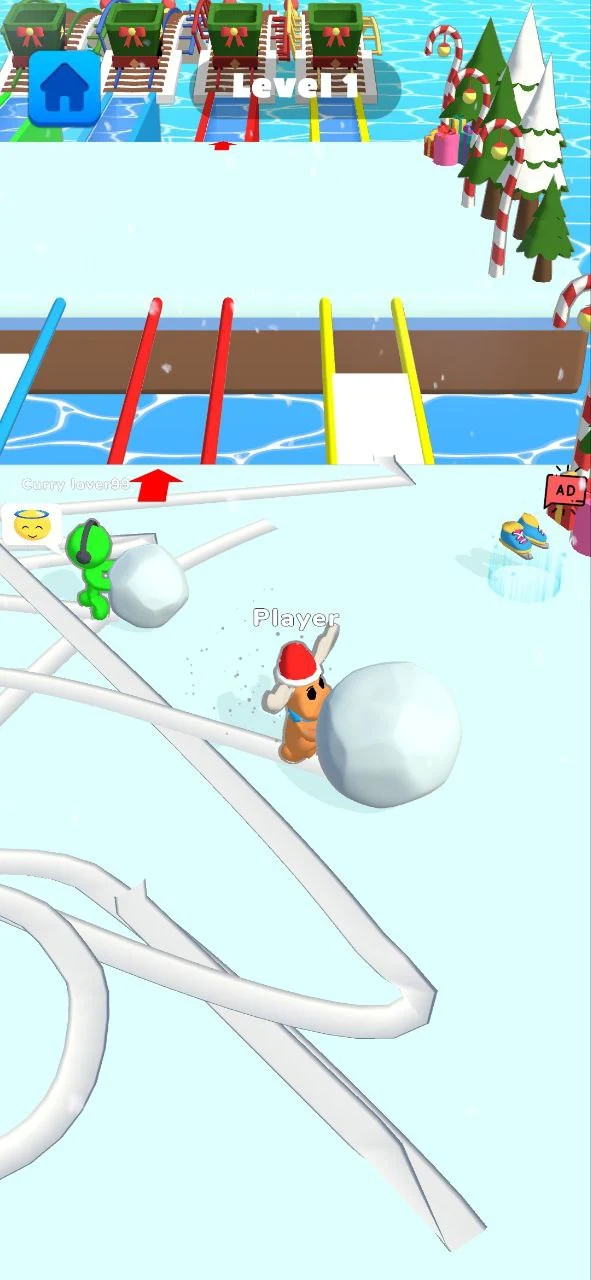 Ice Runner Battle: Snow Race screenshot